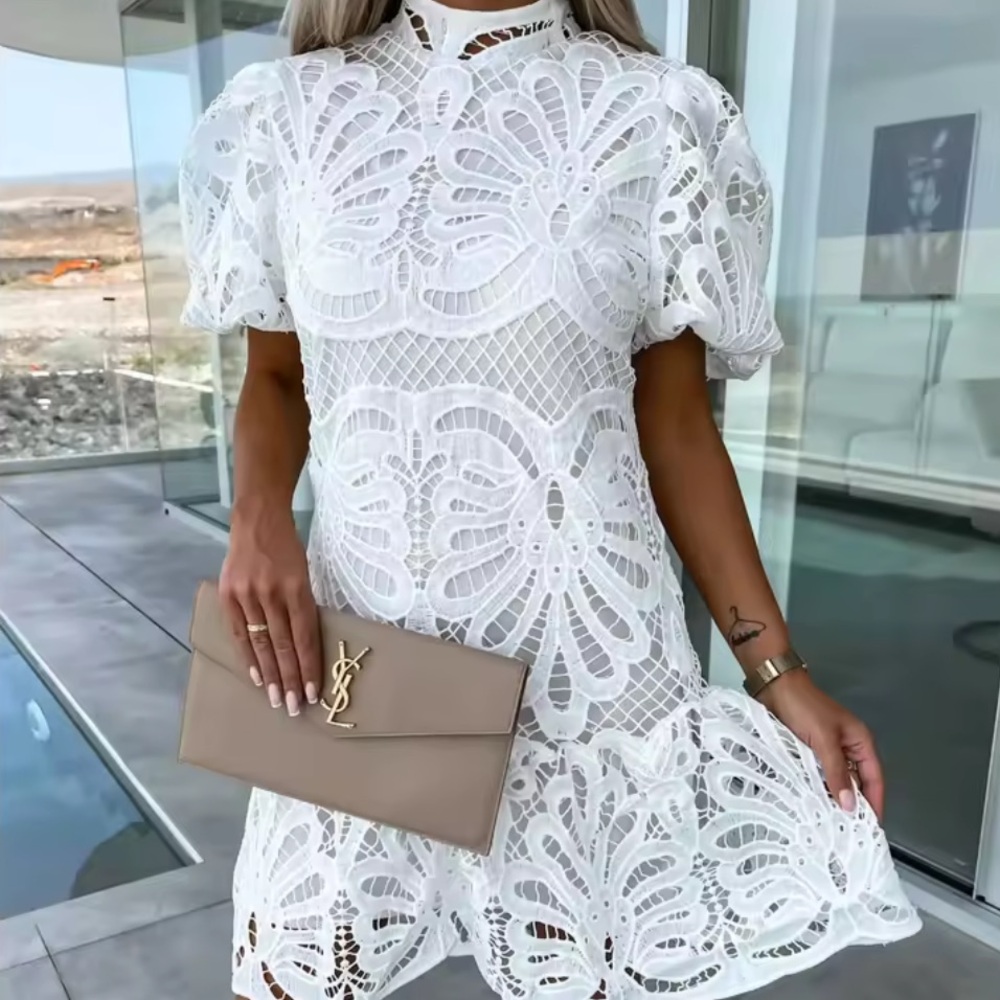 ASOS White Lace Mini Dress